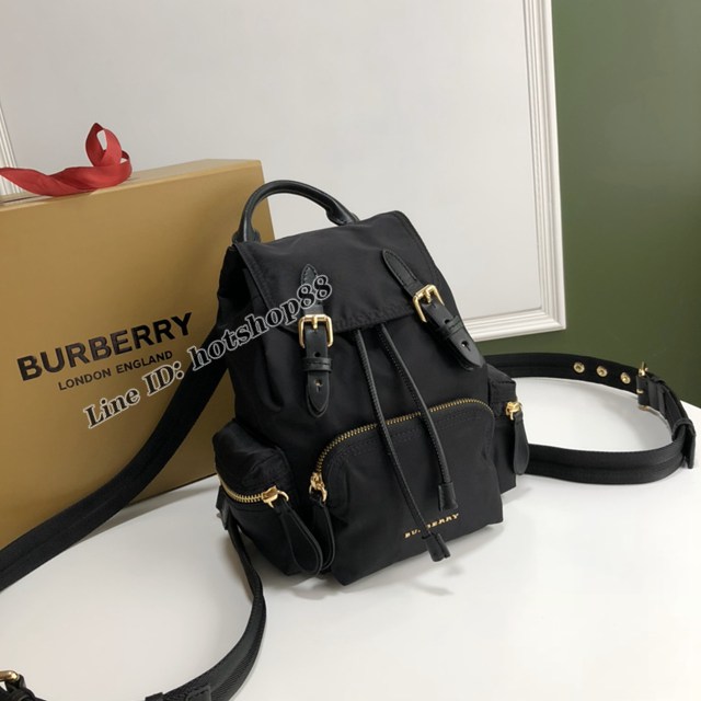 Burberry專櫃新款女士雙肩包 巴寶莉迷你小號兩用斜背雙肩式軍旅背包 yxb1224